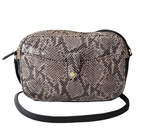 G.I.L.I. Handbags - G.i.l.i. (Got it. Love it.) Snakeskin Genuine Leather Crossbody Bag